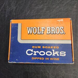 Vintage Wolf Brothers Rum Soaked Cigar Box